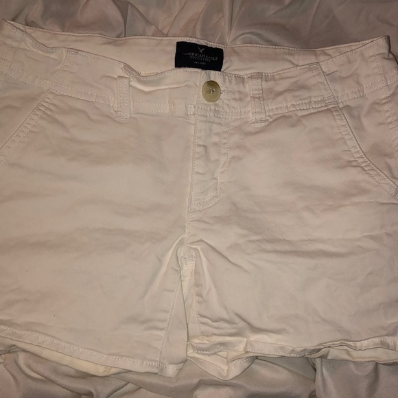 ae white shorts